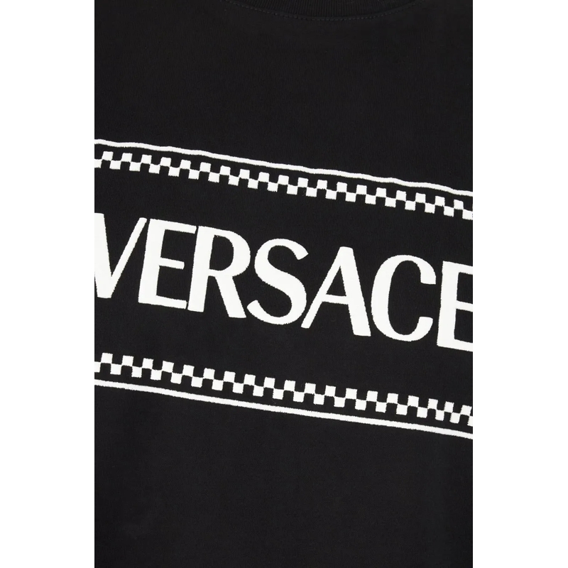 Versace T-shirt Versace Black cotton t-shirt schwarz(Image 3)