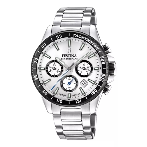 Festina Festina Timeless Chrono herren Uhr Silber F20560/1 Silber farbend Chronograaf