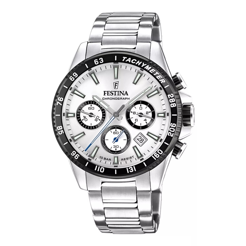 Festina Chronograph Uhr Silber