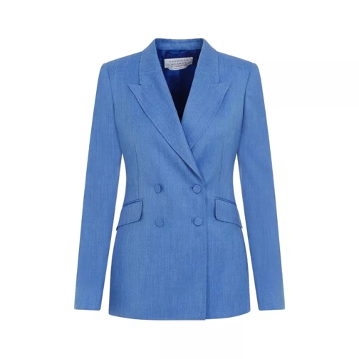 Gabriela Hearst  Stephanie Light Blue Virgin Wool Blazer Blue