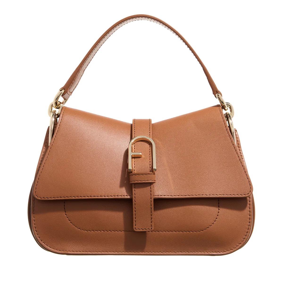 Furla Crossbody Bags - Furla Flow Mini Top Handle - Gr. unisize - in Cognacbraun - für Damen