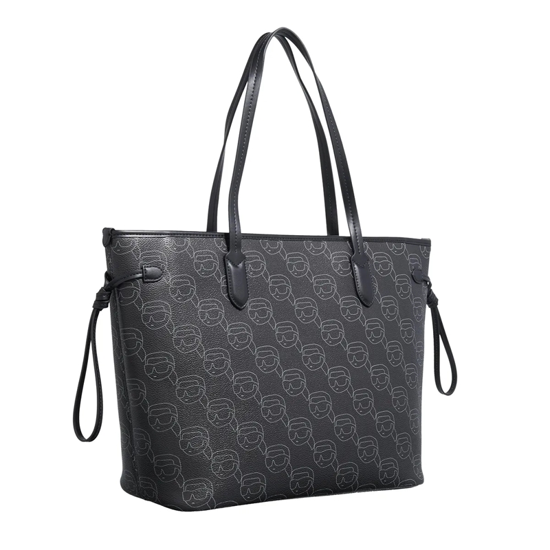 Karl Lagerfeld Shopper Ikon  Mono Cc Lg Tote Nft Aop Black(Image 3)