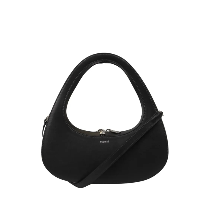 Crossbody Baguette Swipe Bag Black Schultertasche
