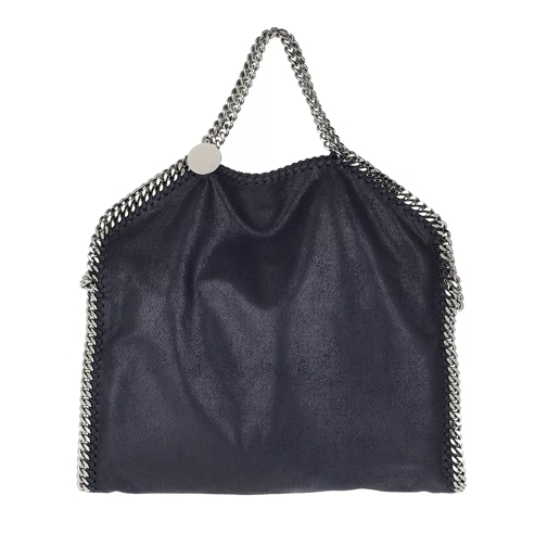 Stella McCartney Falabella Shaggy Deer Fold Over Tote Navy Tote