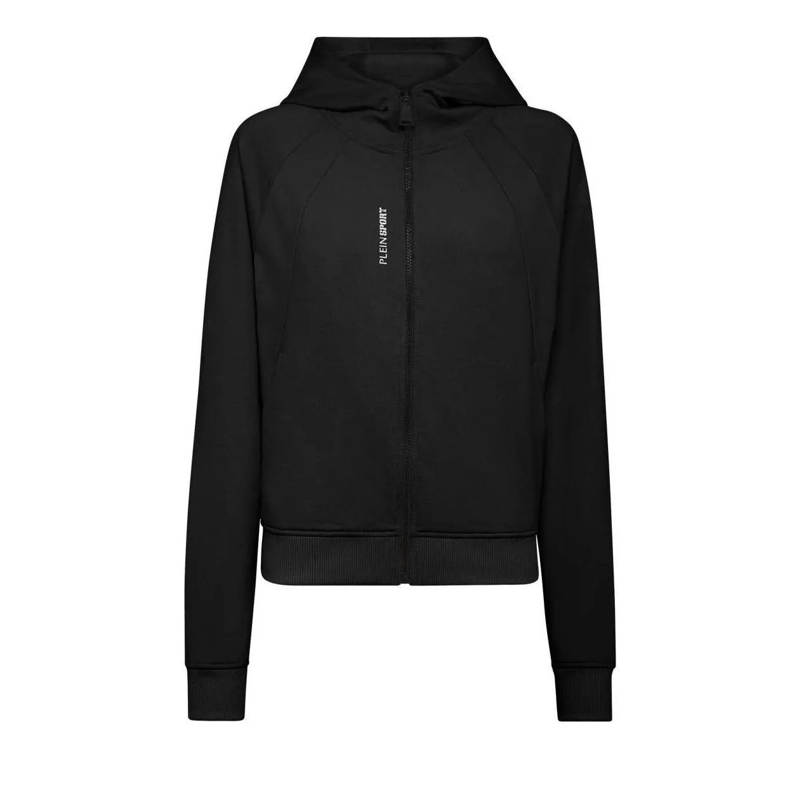 Plein Sport Daunenjacke Sweatjacke Mit Kapuze schwarz