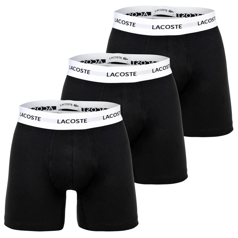 Lacoste  PACK DE 3 BOXERS LONGS 3er Pack schwarz