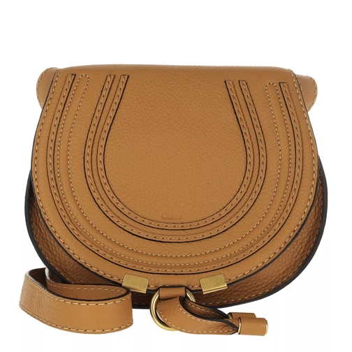 Chloé Marcie Crossbody Small Autumnal Brown Saddle Bag
