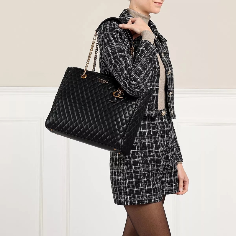 Guess Tote Maila Societ Tote Black(Image 2)