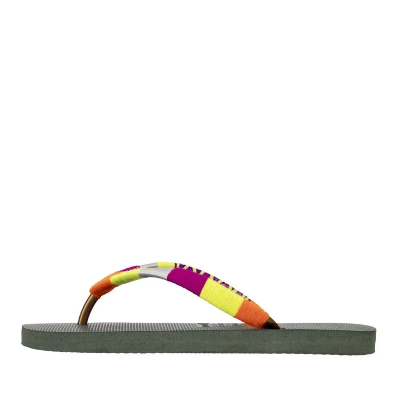 UZURII Flip Flops flip flop Indiana Bronze dunkel-grün