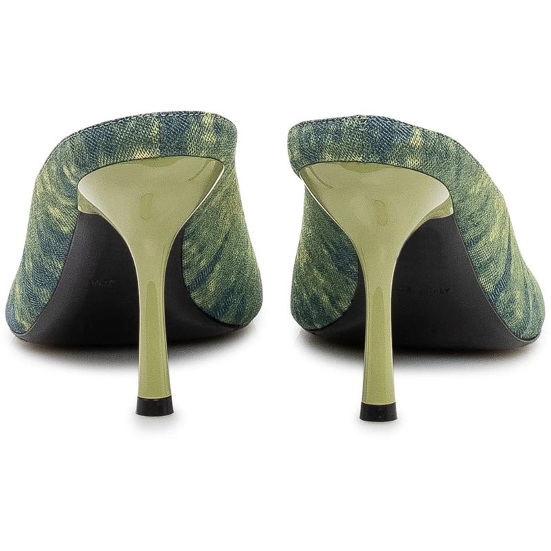 Diesel Escarpins Mules con Tacco Alto e Punta Aperta grün(Image 3)