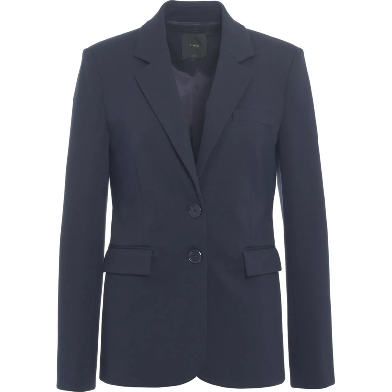 Pinko Blazer Single-breasted blazer 'Ruota' blau