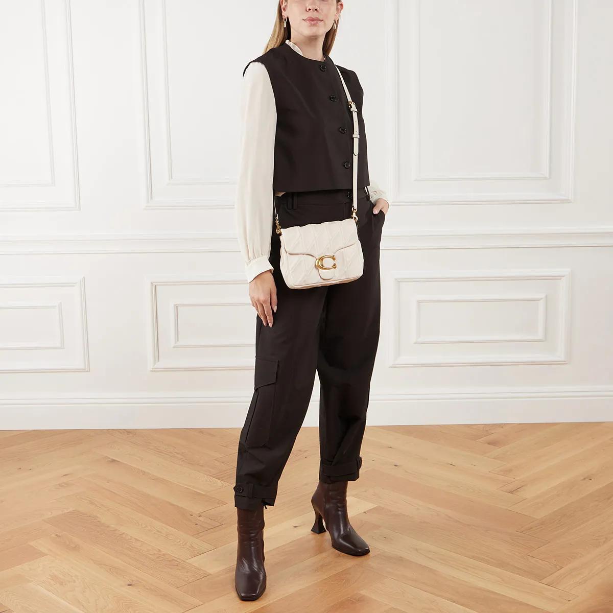 Coach Crossbody bags Quilted Washed Leather Times Square Tabby Shoulder in crème