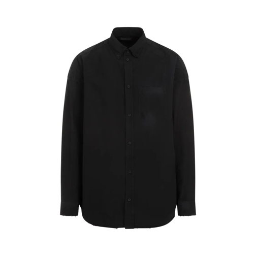 Balenciaga Hemden Ls Cocoon Shirt Black