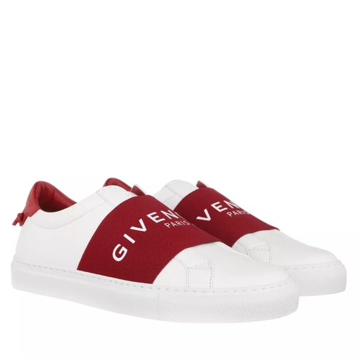 Givenchy Paris Webbing Sneaker Leather White/Cherry Slip-On Sneaker