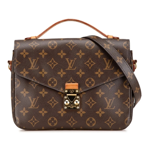 Louis Vuitton Schultertasche 2018 Monogram Pochette Metis braun