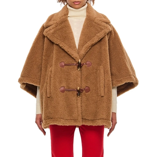 Max Mara Umhang George Mongomery Teddy Cape Brown