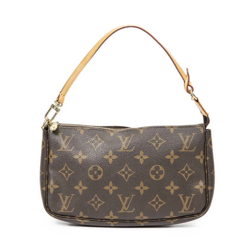 Louis Vuitton Crossbody Bag Accessory Pouch braun
