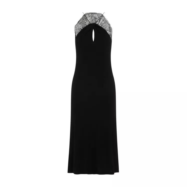 Givenchy - Black Sleeveless Lace Dress - Größe 38 - black