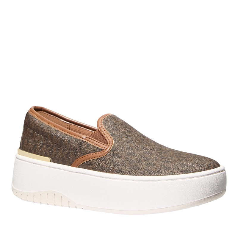 MICHAEL Michael Kors Slip-On Sneaker Dottie Slip On Brown(Image 2)