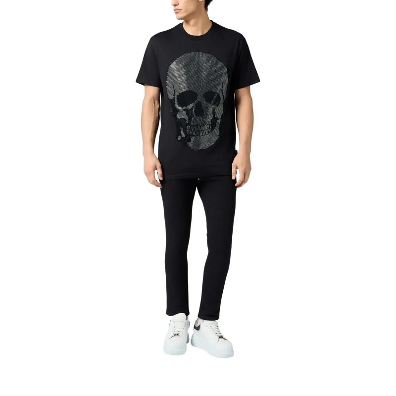 Philipp Plein T-Shirt Round Neck T-Shirt Skull Stones schwarz(Image 3)