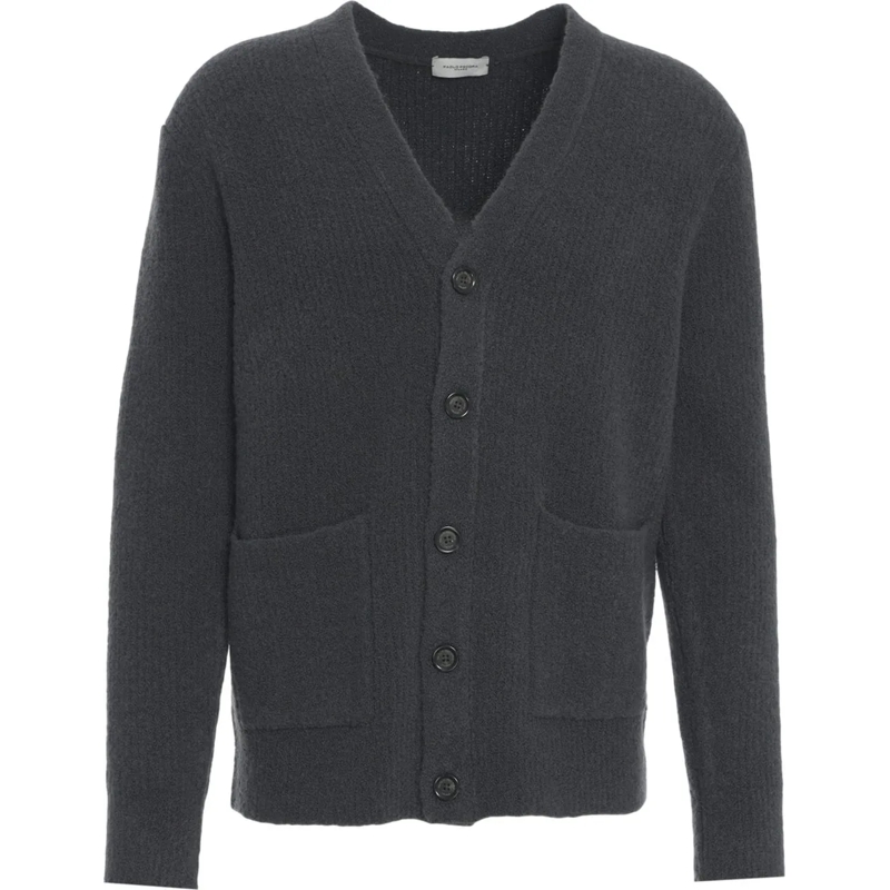 Paolo Pecora Gilet Wool blend cardigan grau
