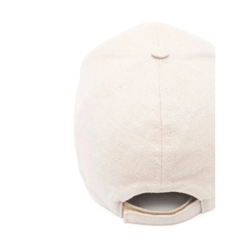 Eleventy Chapeau Light Beige Cap With Cut-Out Detailing Neutrals (Image 2)