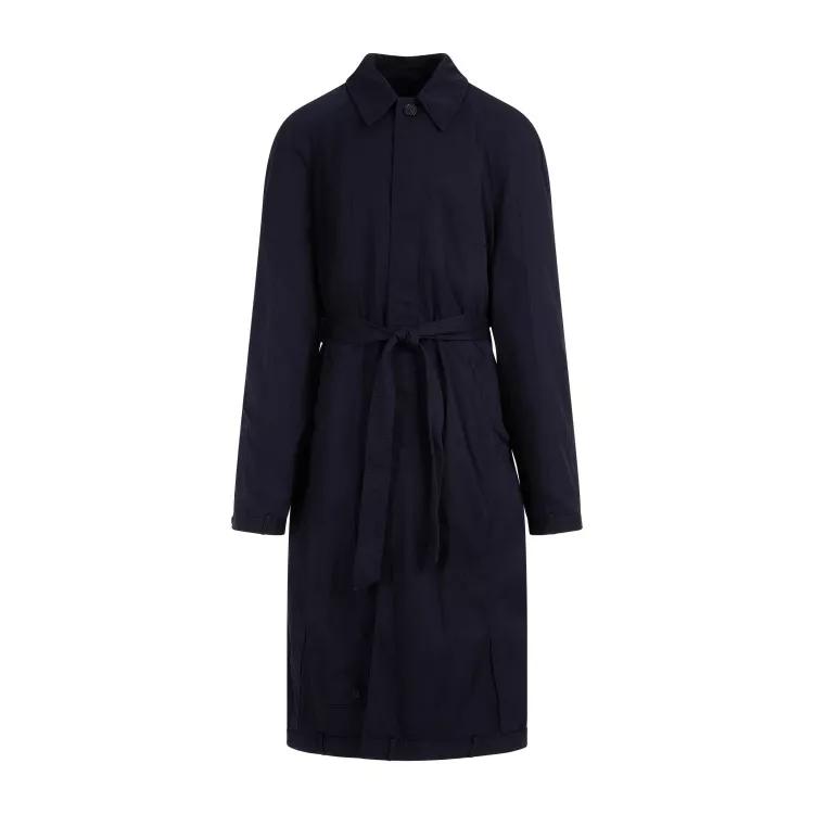 Balenciaga - Ink Cotton Coat - Größe S - blue