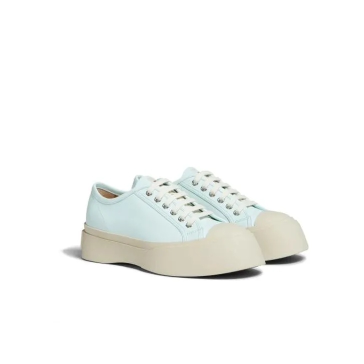 Marni Pablo Leather Platform Sneakers White sneaker basse