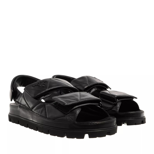 Prada Flat Sandals Black Sandale