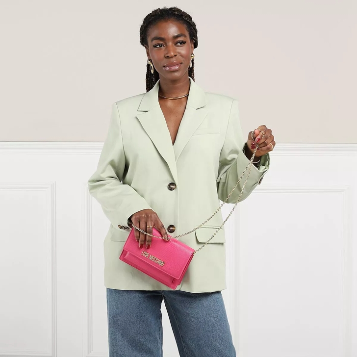 Love Moschino SMART DAILY BAG CROSSBODY - Handbag - fuxia/pink