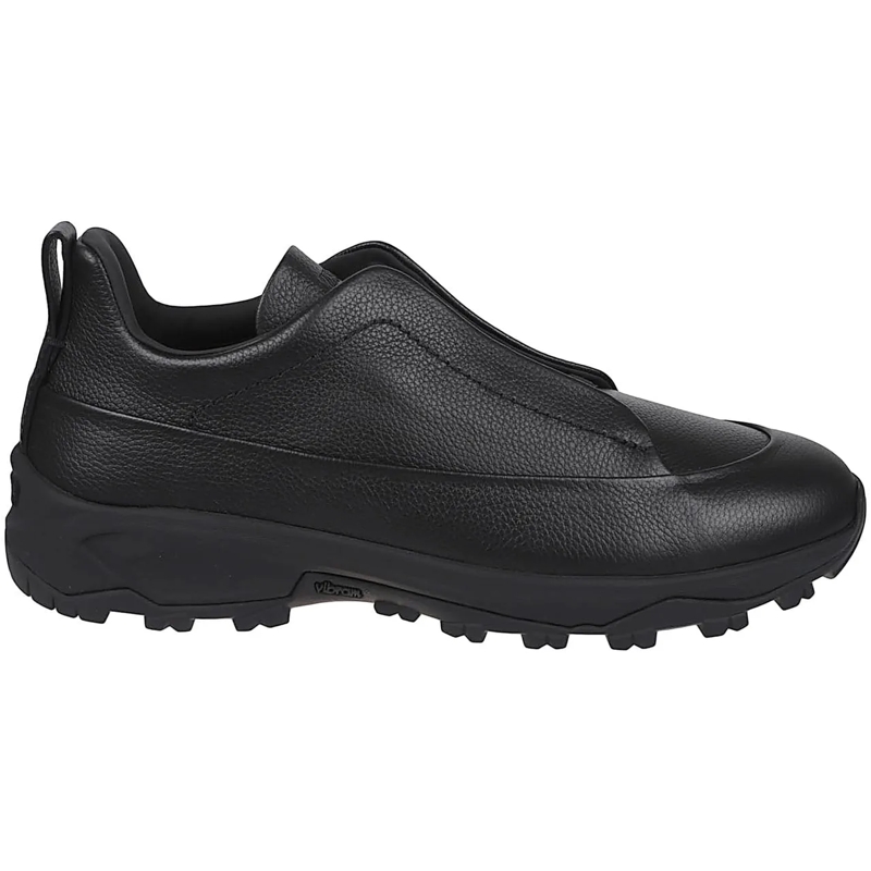 Zegna Sneaker basse Triple Stitch Monte Low Top Sneakers Black schwarz