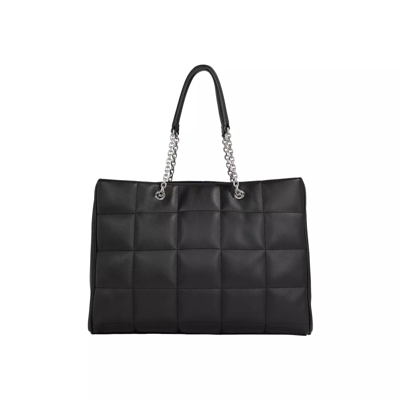Calvin Klein Crossbody bags - Calvin Klein Square Quilt Schwarze Handtasche K60K in zwart