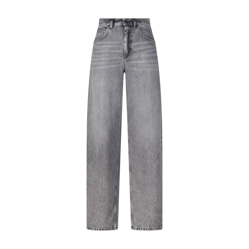 Pt Torino Jeans Wide Leg Jeans Megan Grau