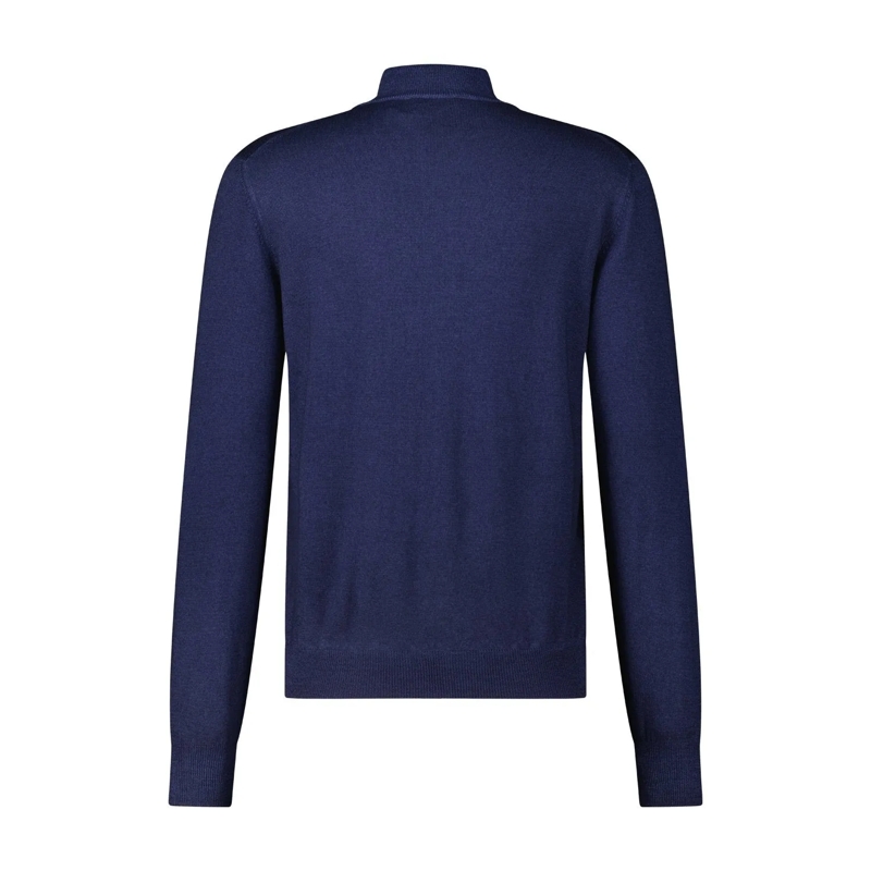 Gran Sasso Cardigan Strickjacke aus Wolle blau(Image 2)