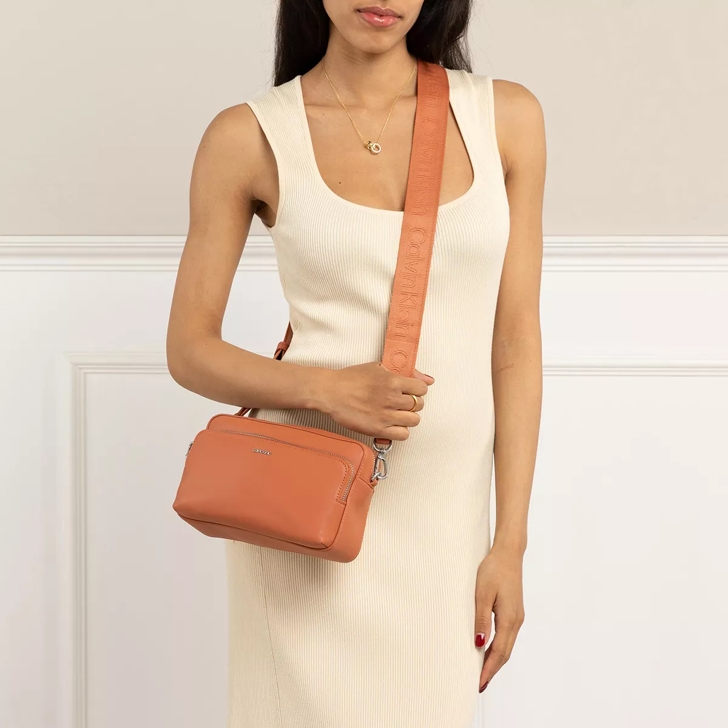 Calvin Klein Crossbody Bag 'Must' in Taupe