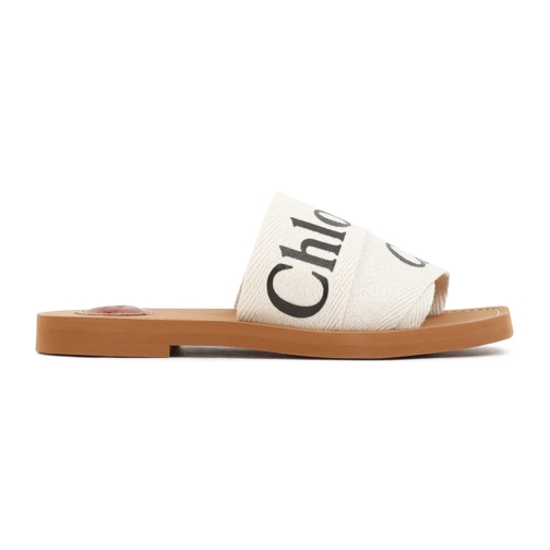 Chloé Sandale White Woody Open-Toe Sandals White