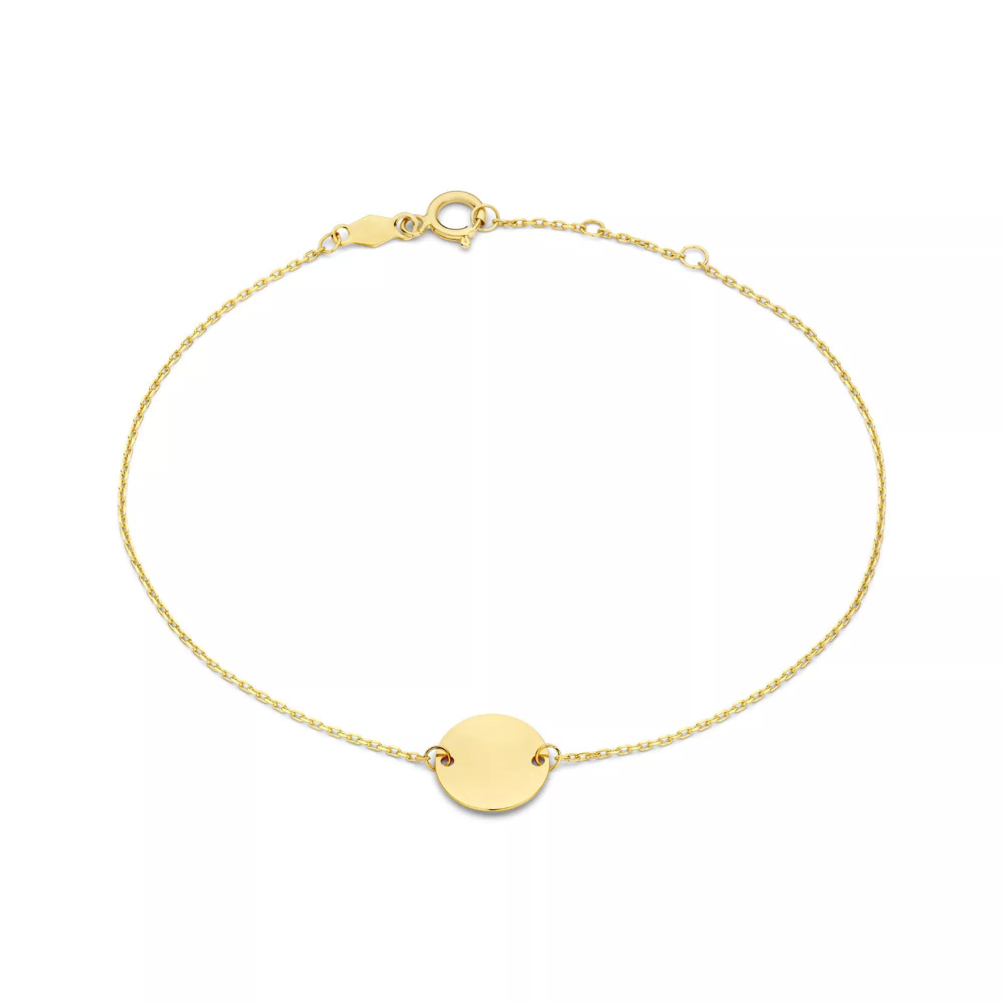 Isabel Bernard Armband - Le Marais Jeanne 585 Gold Armband - Gr. ONE SIZE - in Gold - für Damen - aus 14 Karat Gelbgold (585)