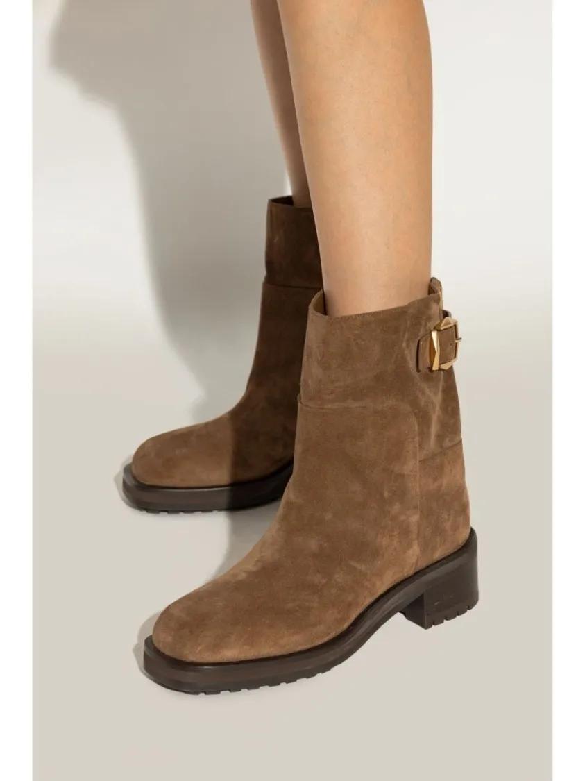 Thumbnail - Jimmy Choo Stiefel - Ankle Boots With Rounded Toe And Heel - Gr. 36 (EU) - in Schwarz - für Damen