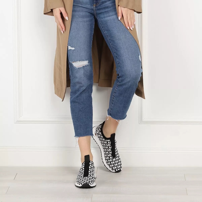 MICHAEL Michael Kors Slip-On-Sneaker Bodie Slip On Black/White(Image 2)