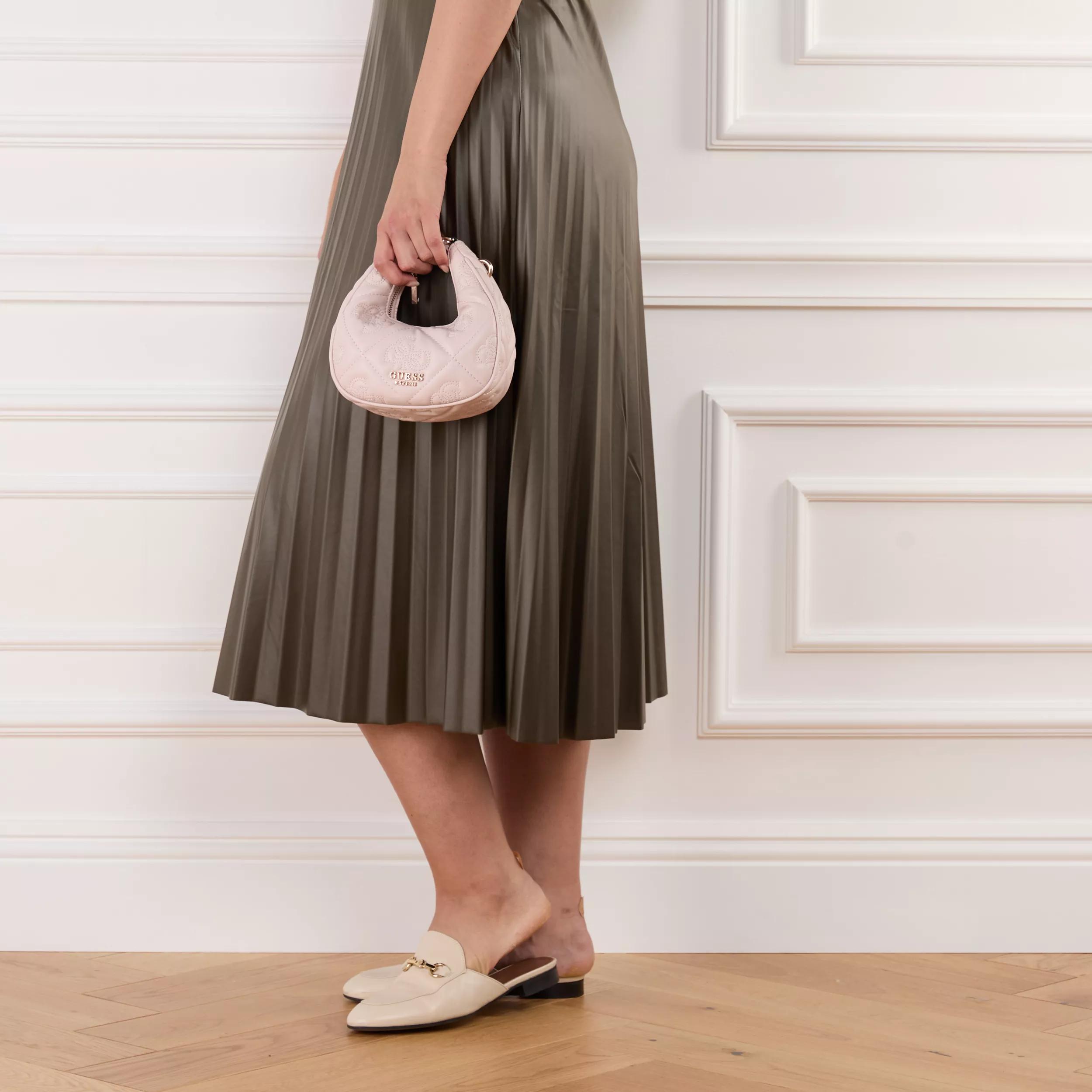 Guess Hobo bags Marieke Mini Hobo in poeder roze