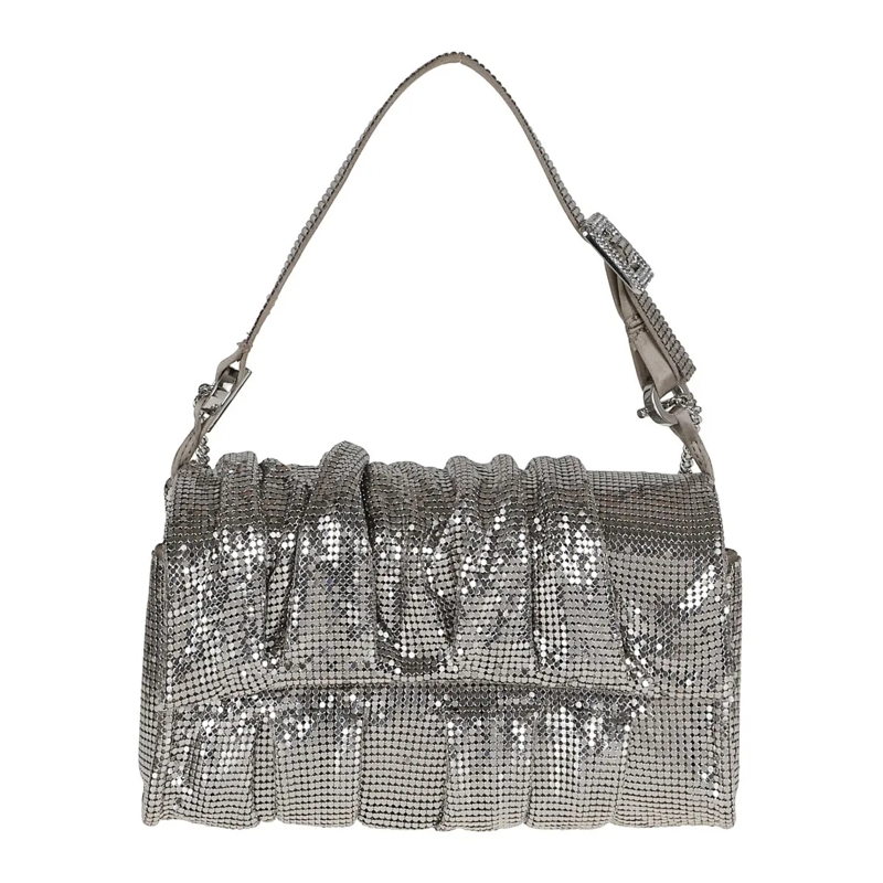 Benedetta Bruzziches Sac à bandoulière Iris Mercury Shoulder Bag Silver