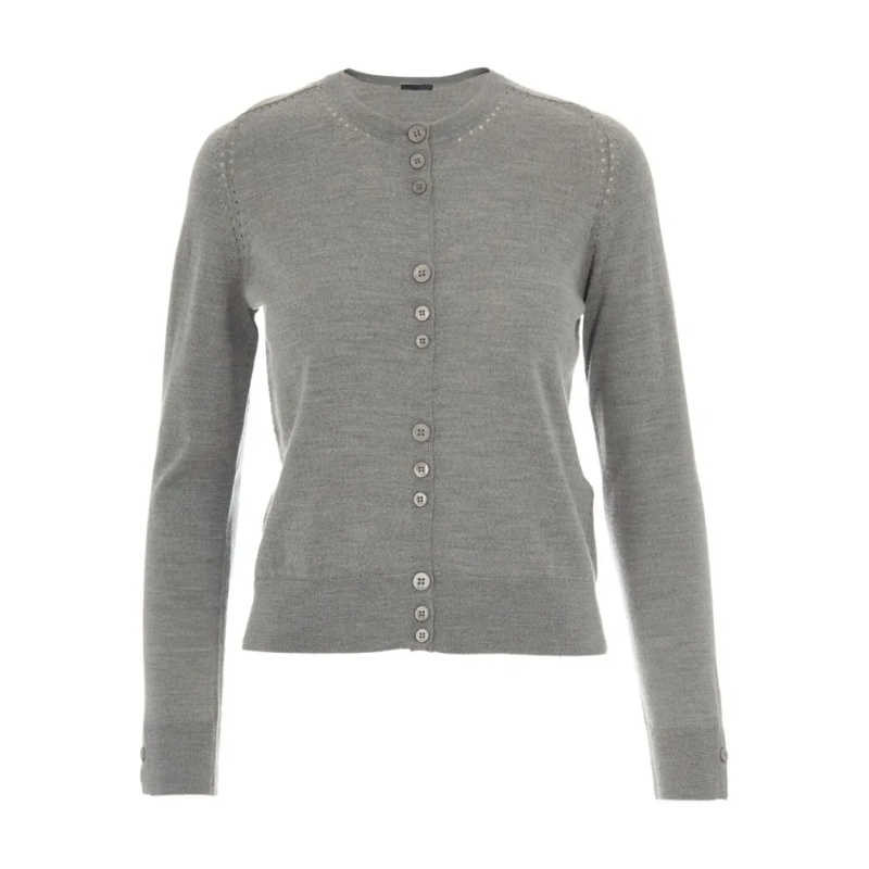 LIU JO Pullover Finely Knit Grey Sweater Grey
