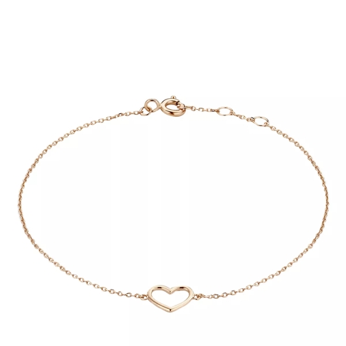 Isabel Bernard La Concorde Alix 14 Karat Bracelet With Heart Rose Gold Bracelet