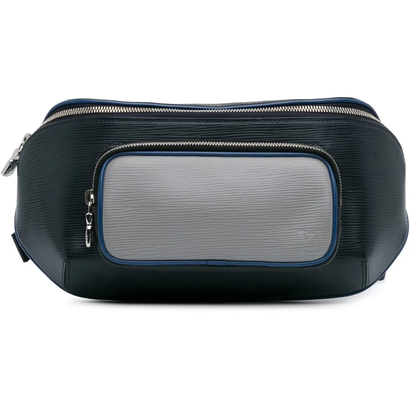 Louis Vuitton Sac enveloppe 2018 Epi Damier Graphite Bumbag blau