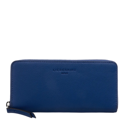 Liebeskind Berlin Seasonal Noos Harris Berlin Blue Portemonnaie mit Zip-Around-Reißverschluss