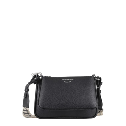 Emporio Armani Schultertasche Compact Mini Bag With Textured Exterior Black