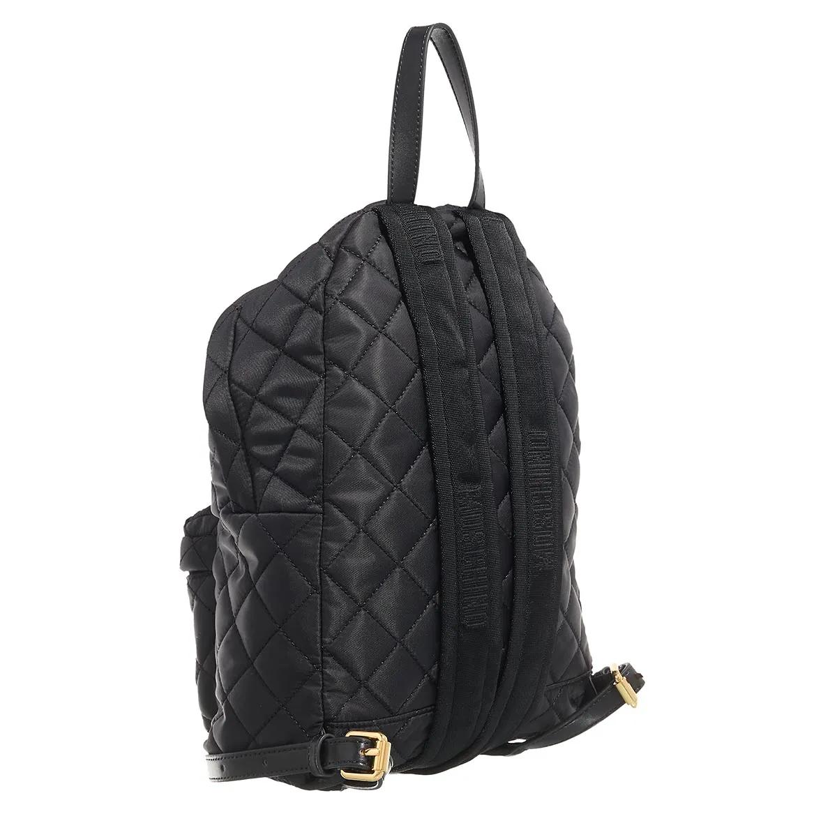 Moschino Crossbody bags Quilted Logo in zwart