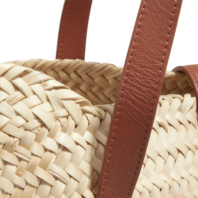 Espadrij l’originale Korbtasche Palm Basket Luxe Buckle Cognac(Image 4)