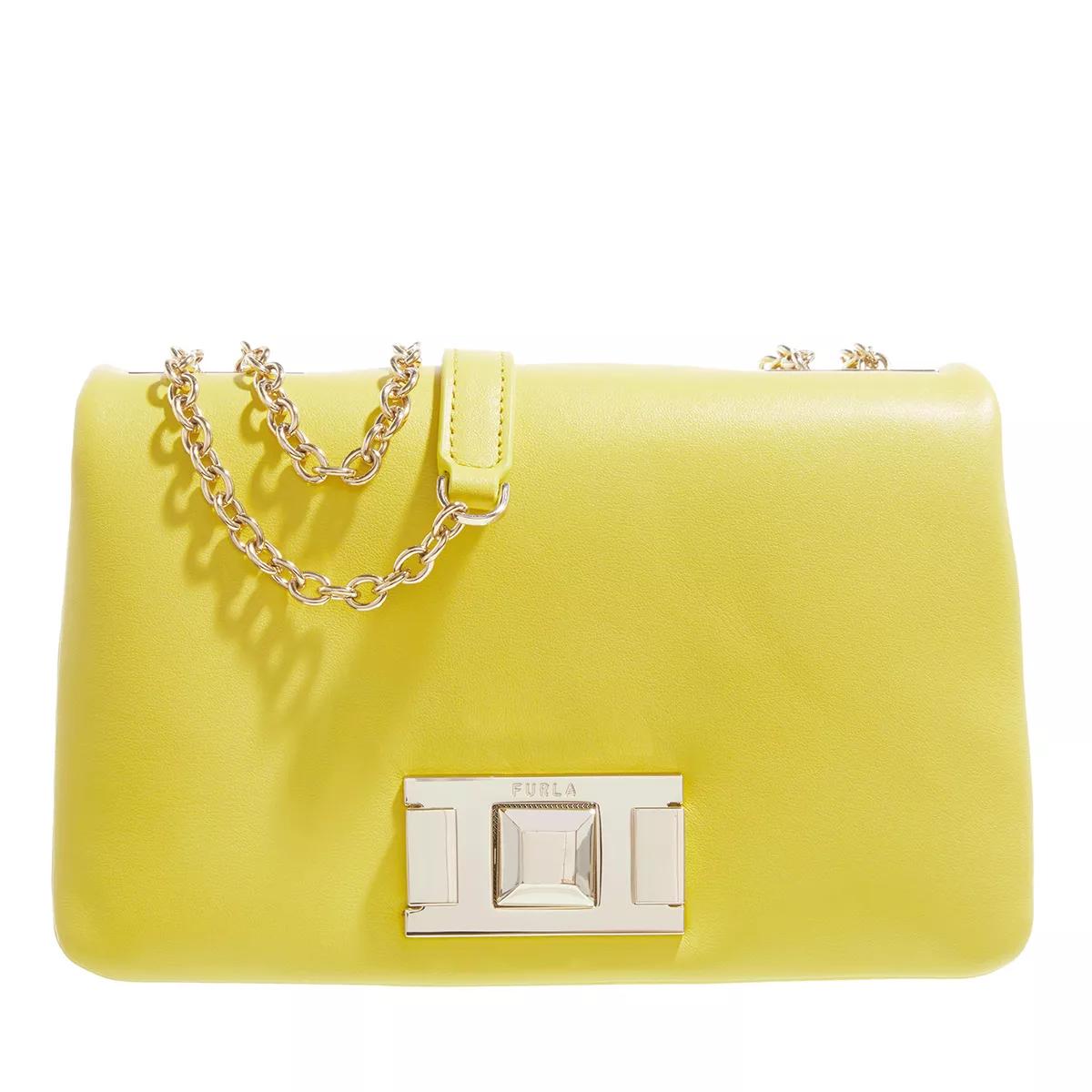 Furla 'iris Mini' Shoulder Bag in Yellow