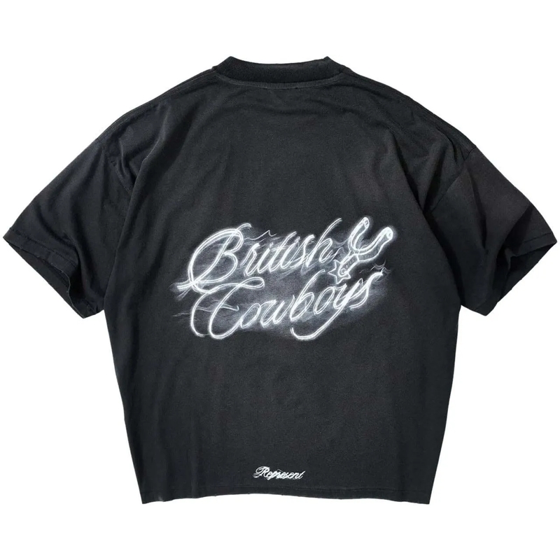 Represent T-shirt Heren British Cowboys T-Shirt schwarz(Image 2)